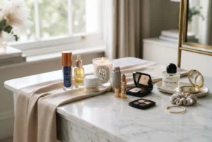 Luxury beauty featuring premium skincare, makeup and fragrance in the UK