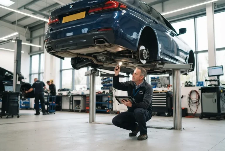Vehicle inspection for sustainable car maintenance and condition checks