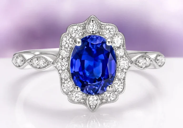 The Quiet Appeal of a Vintage-Style Sapphire Engagement Ring