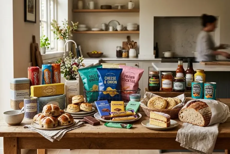 British Food Brands featuring popular UK bakery, snack, chocolate and grocery products