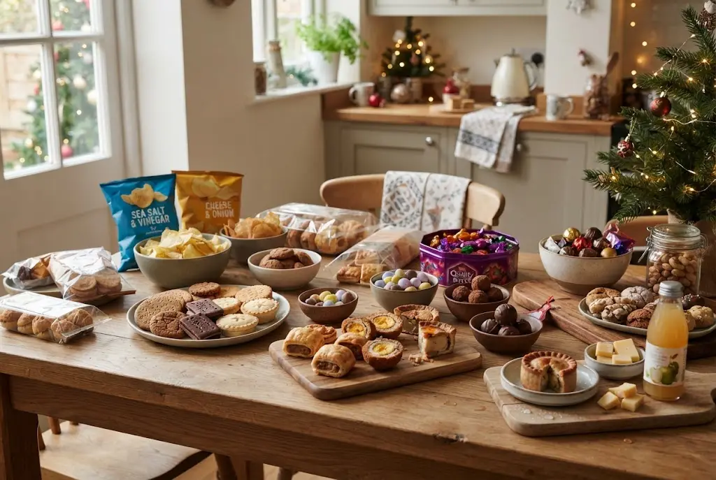 Snacks UK selection featuring popular British snacks and mini snacks