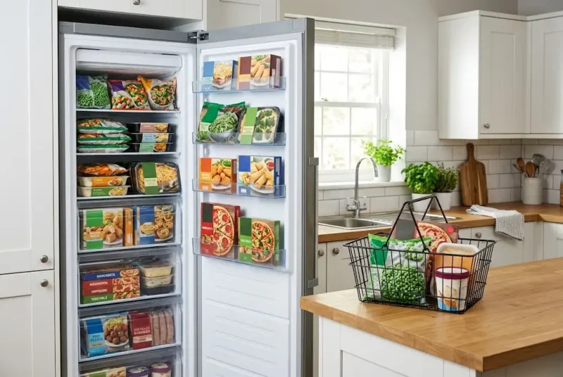 Frozen Food UK options including ready meals, vegetables and frozen party food