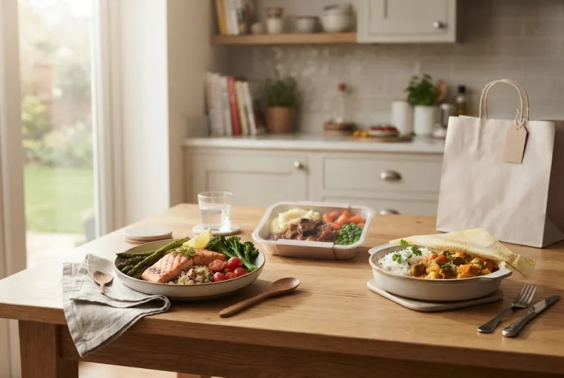 Prepared meals delivered in convenient individual portions