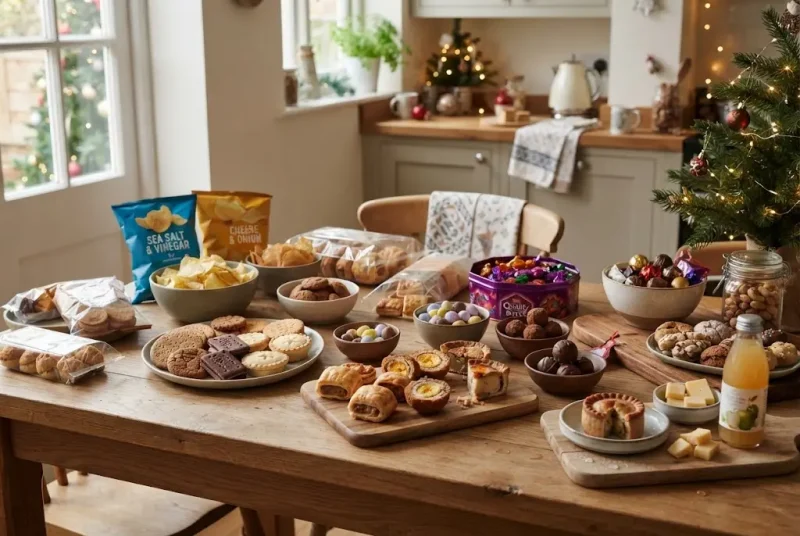 Snacks UK selection featuring popular British snacks and mini snacks